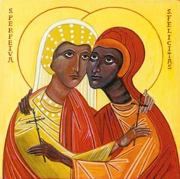 Icon of Saint Perpetua and Saint Felicity